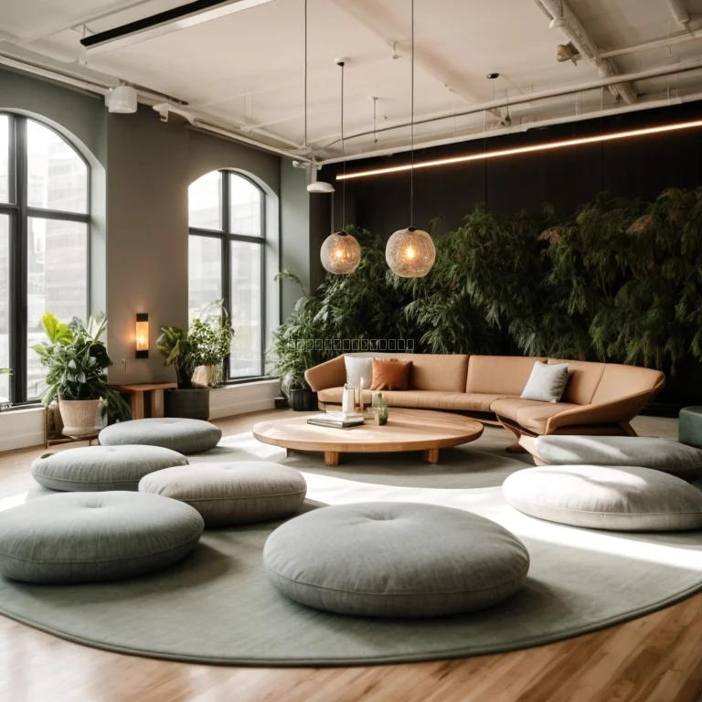 Group of entrepreneurs in workshop circle