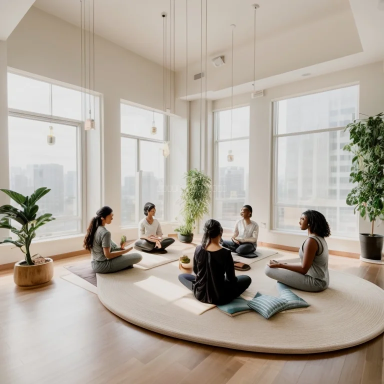 Entrepreneur practicing mindfulness